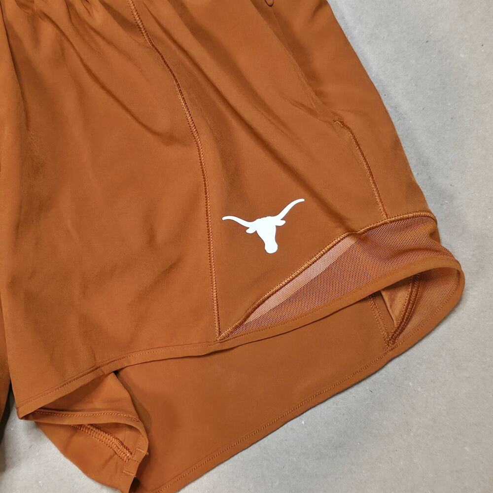 Lululemon Texas Longhorns Hotty Hot High Rise Shorts Burnt Orange Lined Size 4 - Picture 4 of 11